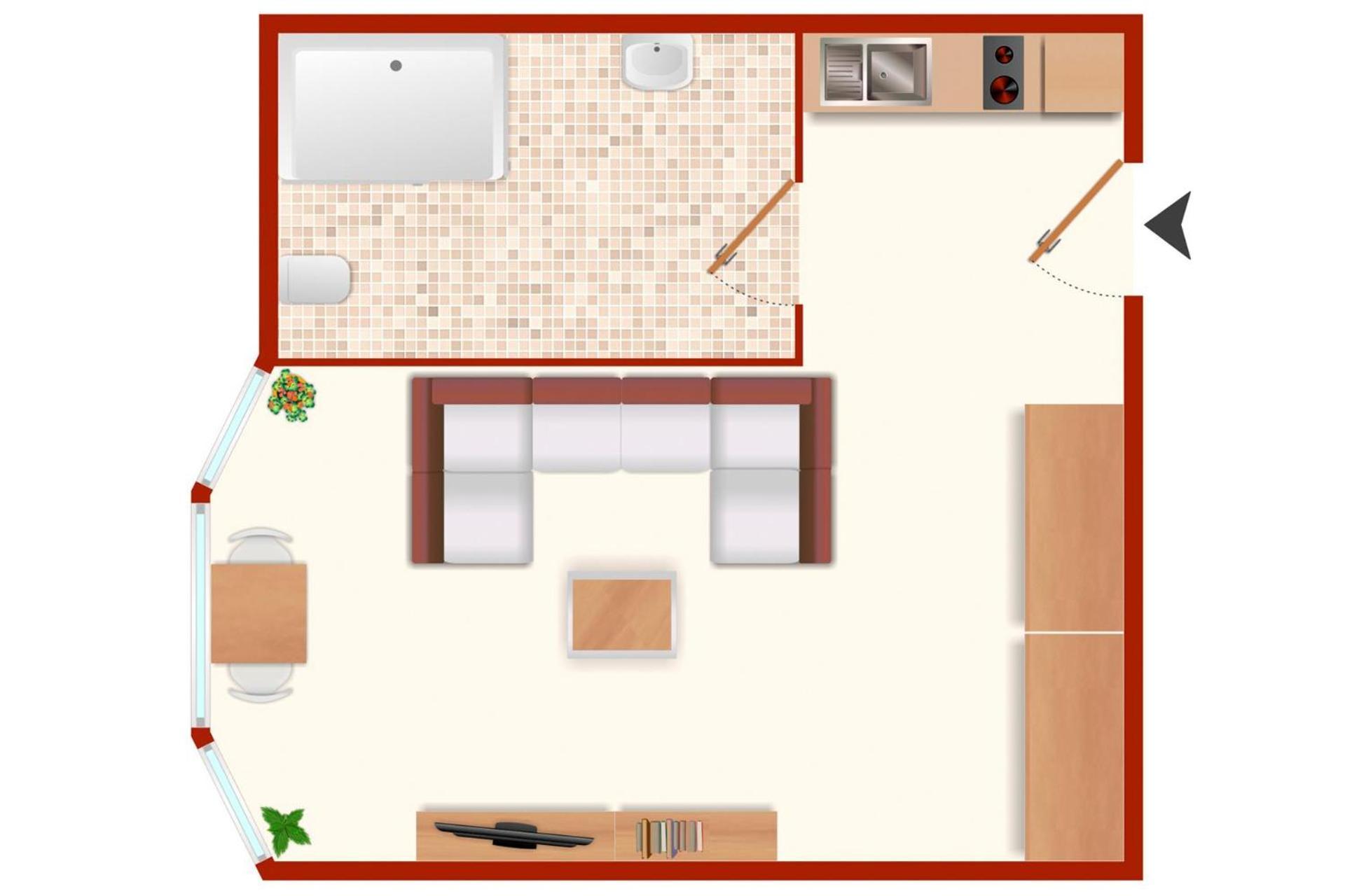 Haus Panorama Laboe Wohnung 5 Bagian luar foto