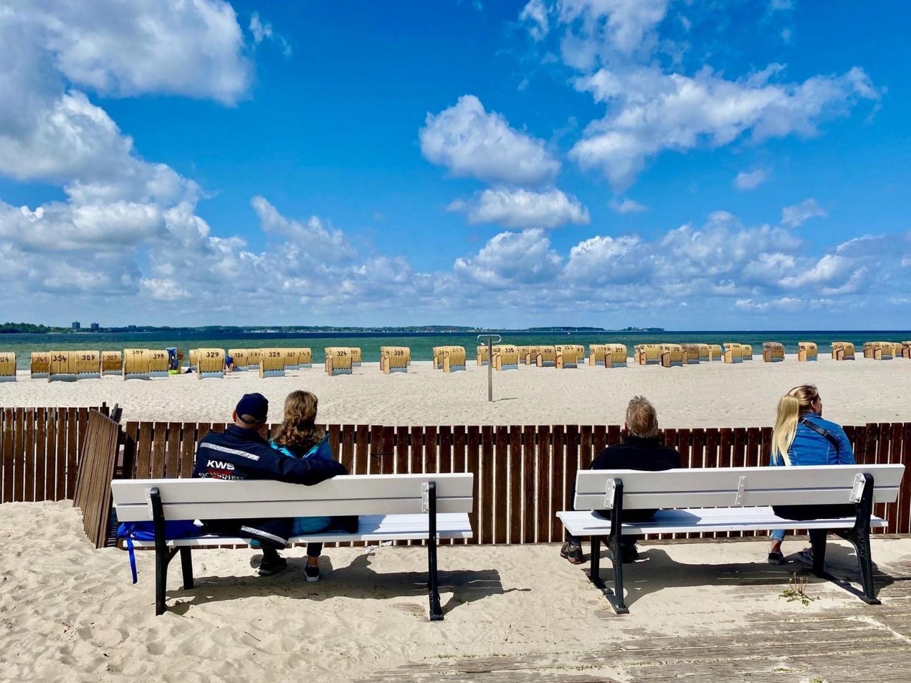 Haus Panorama Laboe Wohnung 5 Bagian luar foto